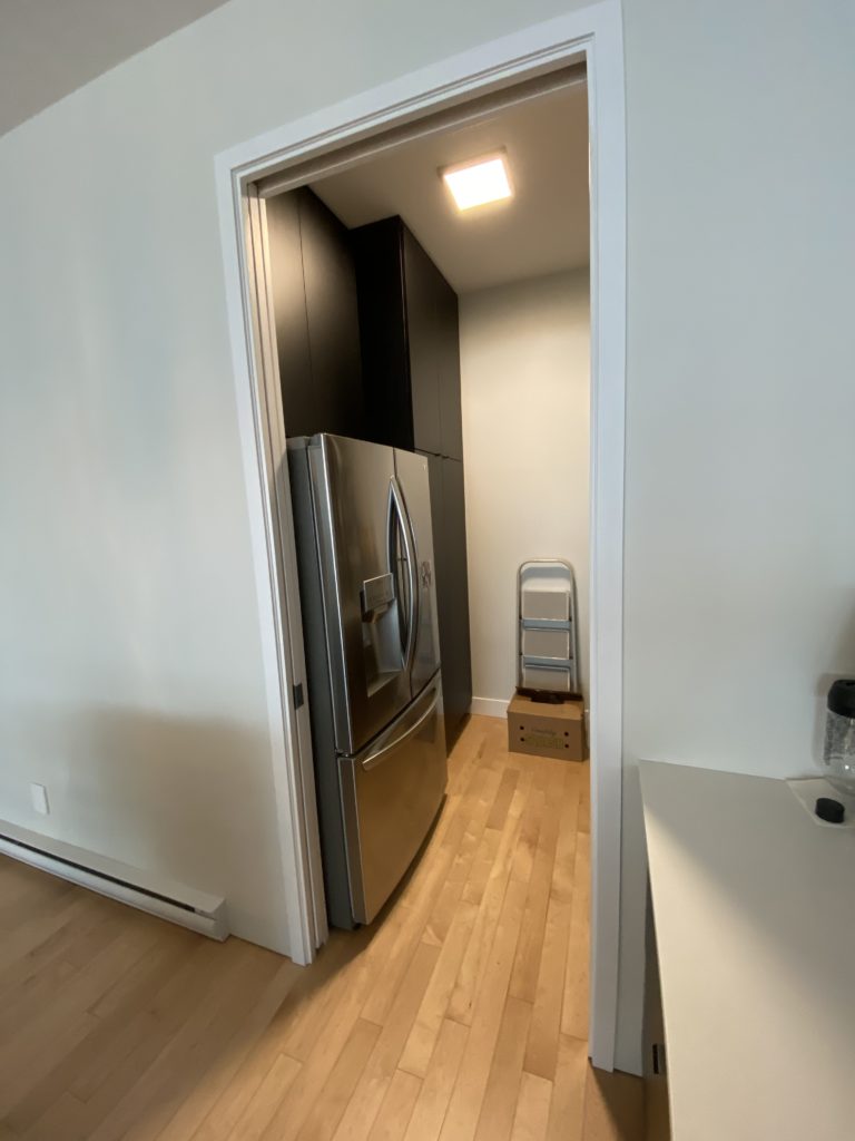 Une utilisation complète de l'espace.
